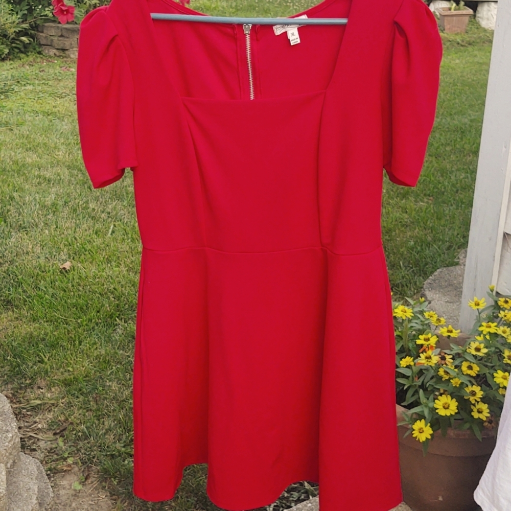 Xtraordinary, XL, Red Dress W/ Pockets, Worn Once